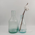 Light blue Recycle Glass vase For Wedding